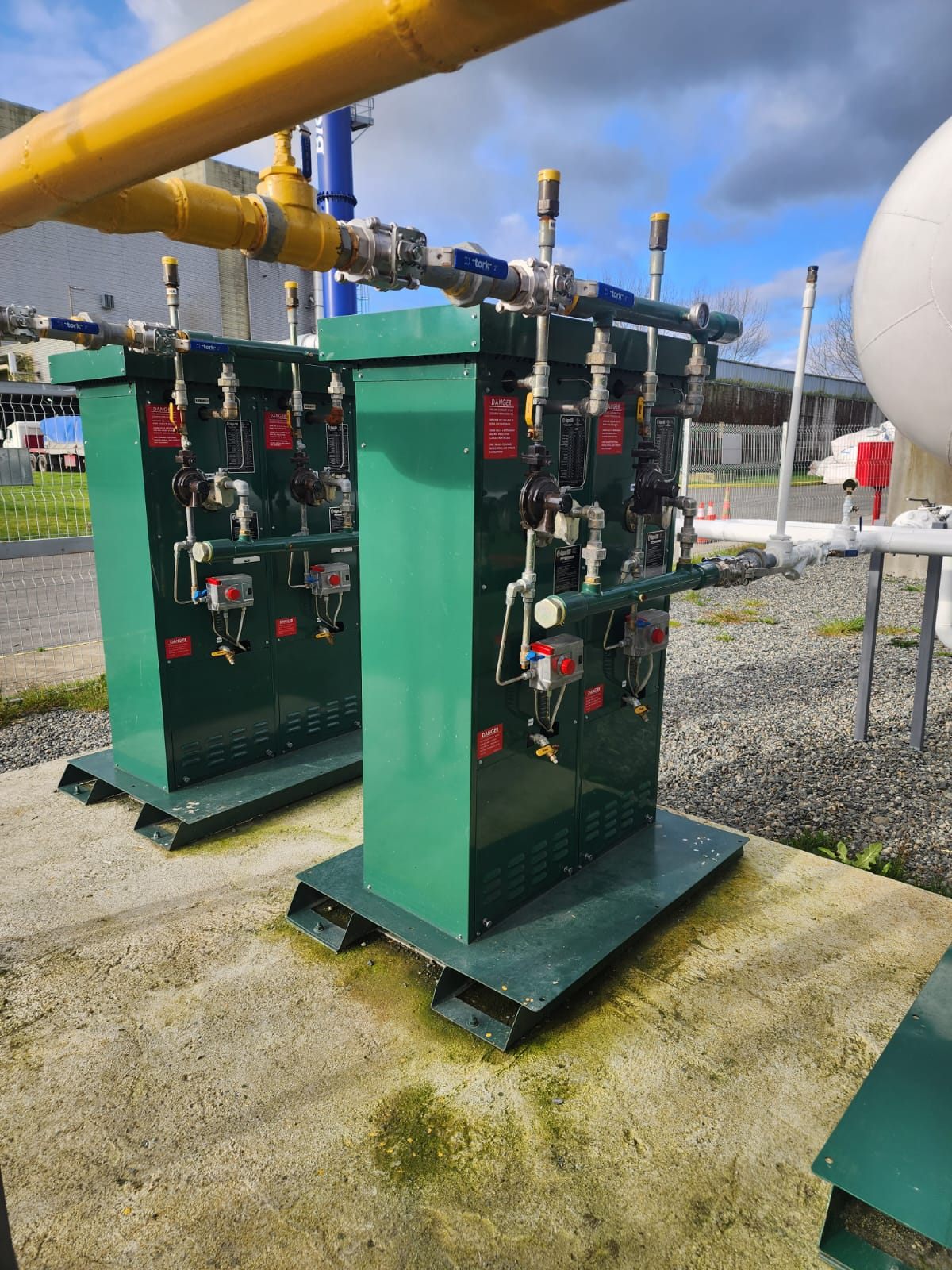 Gabinetes de regulación de gas